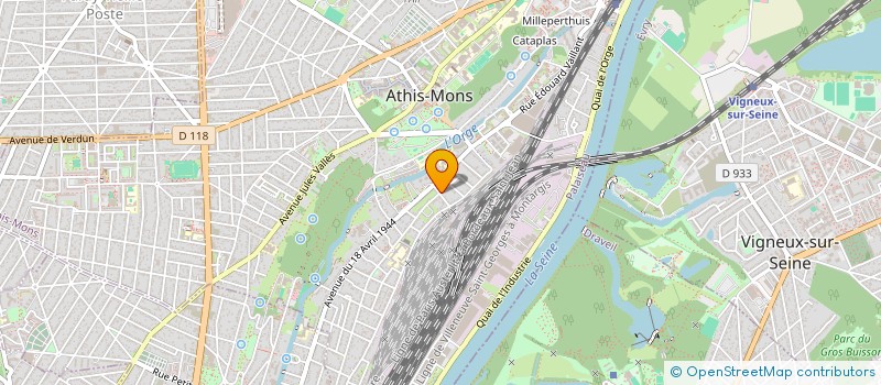 localisation de l'entreprise VSP91 à ATHIS-MONS