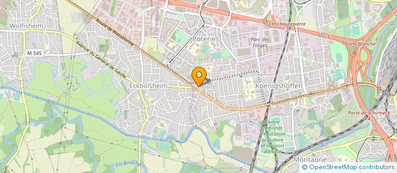 localisation de l'entreprise VSPA à STRASBOURG