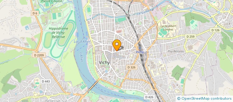localisation de l'entreprise VSPC DISTRIBUTION à VICHY