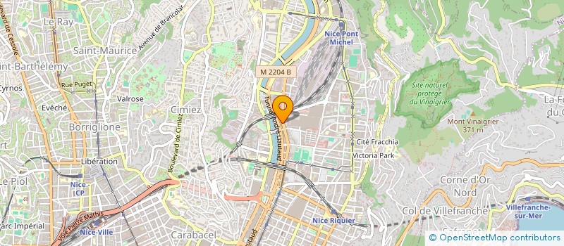 localisation de l'entreprise VSRK à NICE