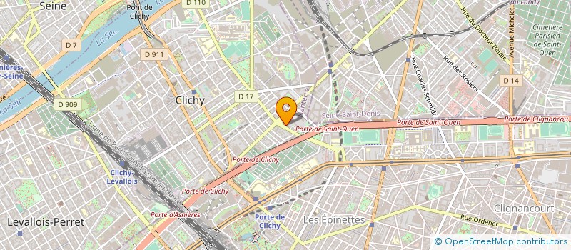 localisation de l'entreprise VSSA HOLDING à CLICHY