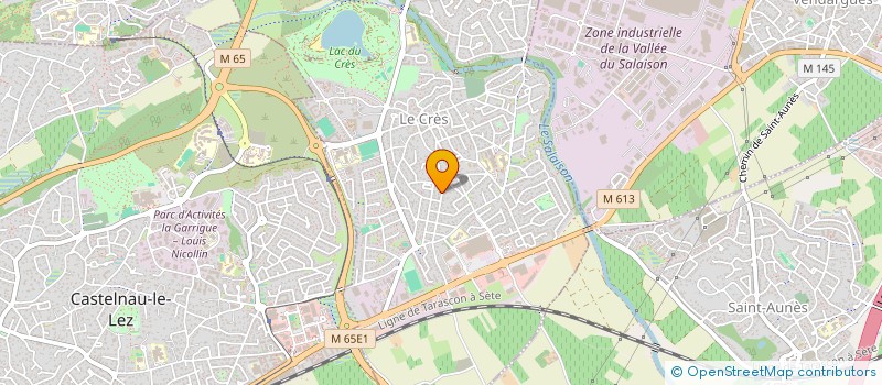 localisation de l'entreprise VSSR II  LE CRES
