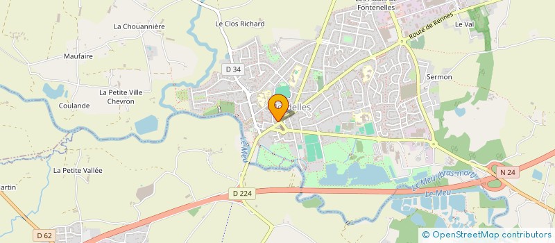 localisation de l'entreprise VST  MORDELLES