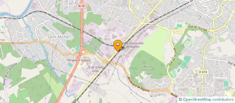 localisation de l'entreprise VST à ANGOULEME