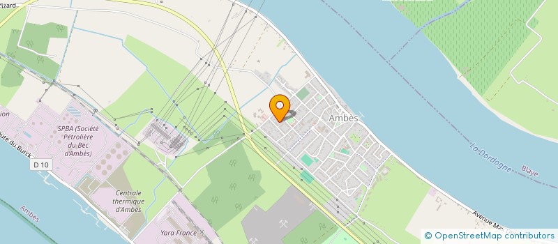 localisation de l'entreprise VST  AMBES