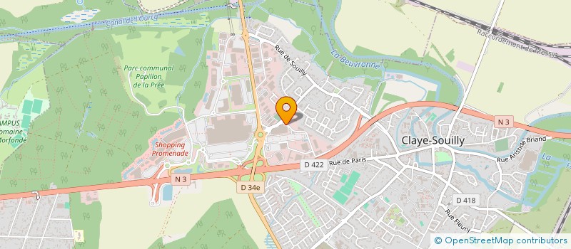 localisation de l'entreprise VST FASHION  CLAYE-SOUILLY