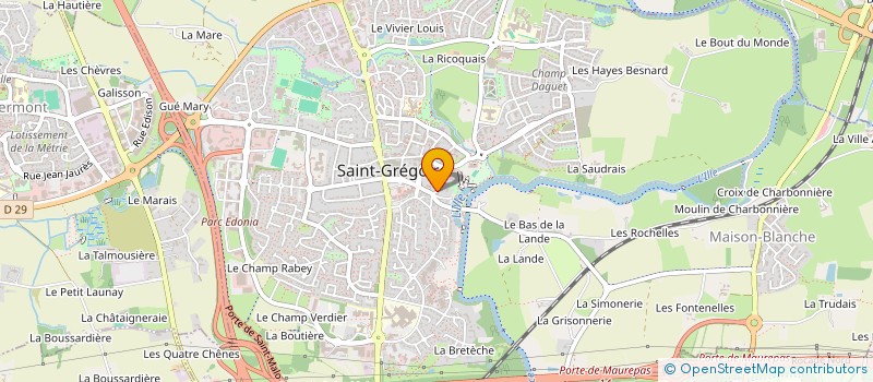 localisation de l'entreprise VST PRO à SAINT-GREGOIRE