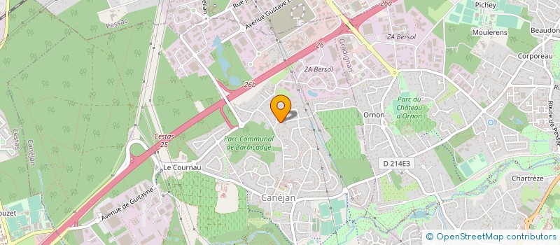 localisation de l'entreprise VSTP à CANEJAN