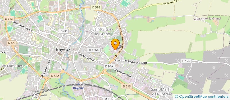 localisation de l'entreprise VSV  SAINT-VIGOR-LE-GRAND