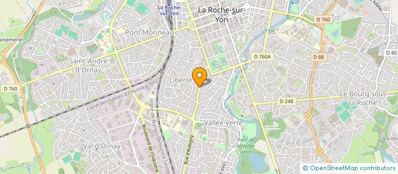 localisation de l'entreprise VSV à LA ROCHE-SUR-YON
