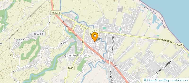 localisation de l'entreprise VSV DESIGN & PRINT  SAINTE-SUZANNE