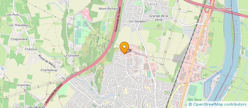 localisation de l'entreprise VSX FRANCE à MACON