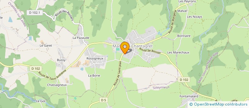 localisation de l'entreprise VSYSTEMS AUTOMATION  MARGERIE-CHANTAGRET