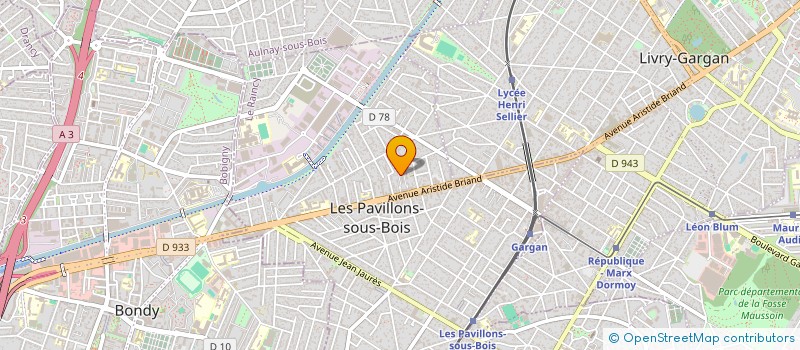 localisation de l'entreprise VT BAT à LES PAVILLONS-SOUS-BOIS
