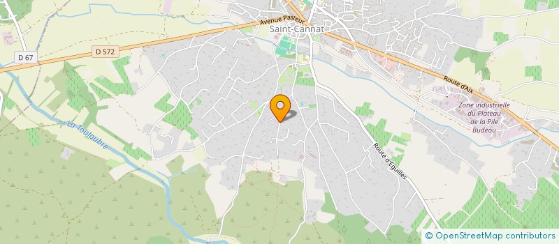 localisation de l'entreprise VT CARRELAGE  SAINT-CANNAT