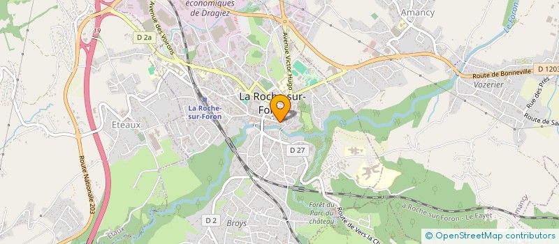 localisation de l'entreprise VT CHOCO à LA ROCHE-SUR-FORON