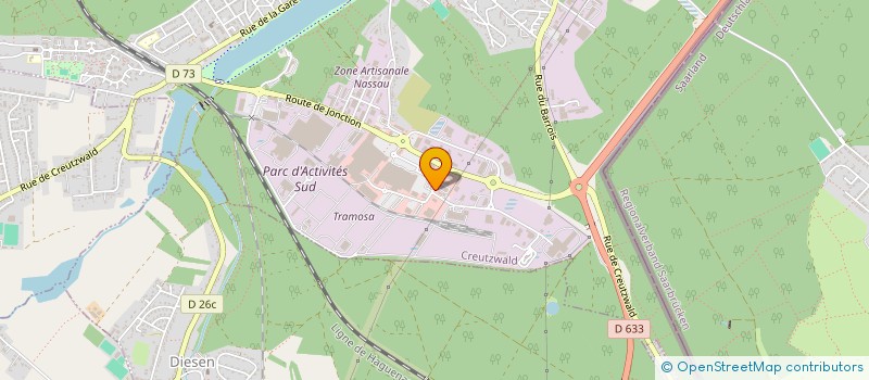 localisation de l'entreprise VT CLEANER DISTRIBUTION  CREUTZWALD