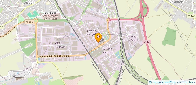localisation de l'entreprise VT CONCEPT à FRETIN