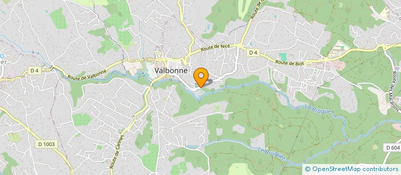 localisation de l'entreprise VT CONSEIL à VALBONNE
