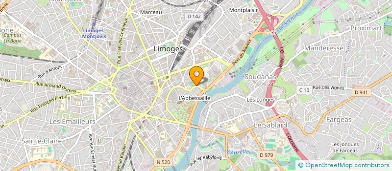 localisation de l'entreprise VT CONSEILS à LIMOGES