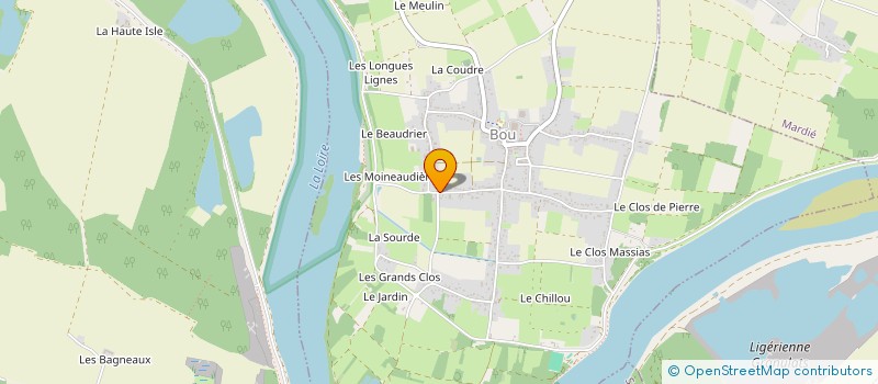 localisation de l'entreprise VT CONSTRUCTION 45  BOU