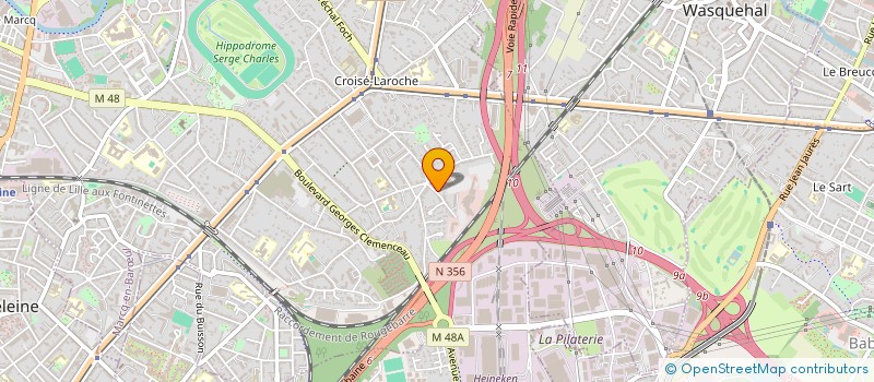 localisation de l'entreprise VT CORPO à MARCQ-EN-BARŒUL