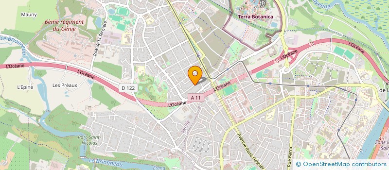 localisation de l'entreprise VT ENERGIES RENOUVELABLES  AVRILLE