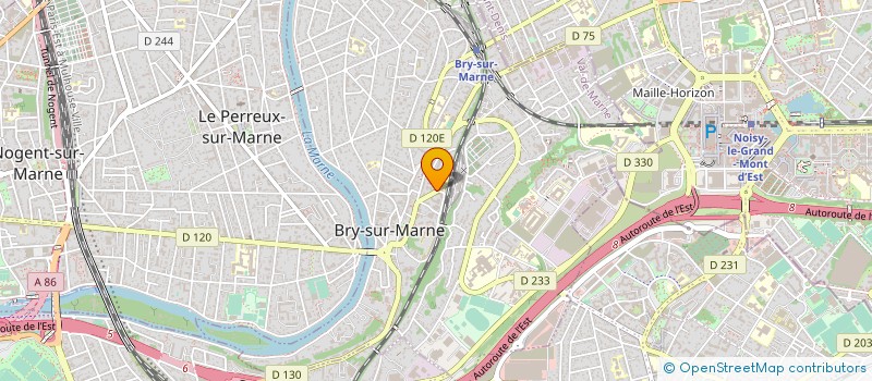 localisation de l'entreprise VT IMAGERIE CENTRE DE RADIOLOGIE à BRY-SUR-MARNE