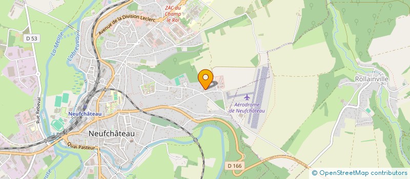 localisation de l'entreprise VT IMMO à NEUFCHATEAU
