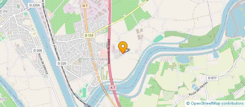 localisation de l'entreprise VT IMMO  PONT-DE-L'ISERE