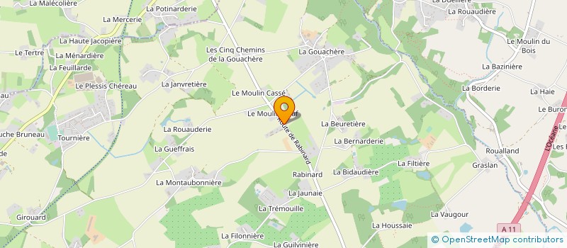 localisation de l'entreprise VT INVEST à CARQUEFOU