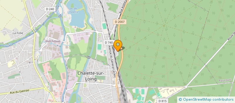 localisation de l'entreprise VT INVEST à CHALETTE-SUR-LOING