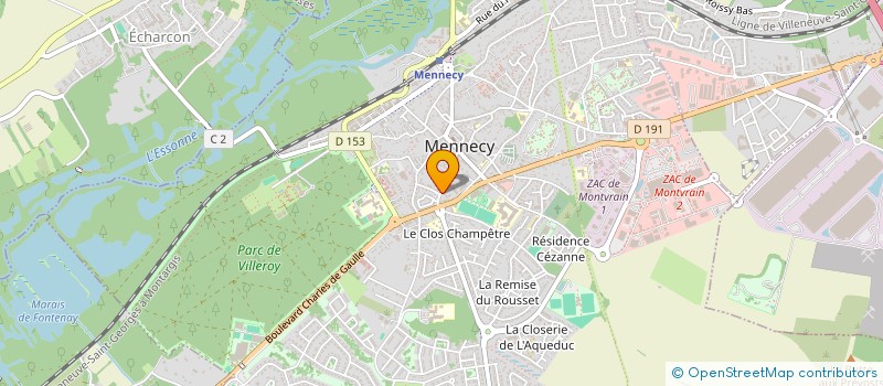 localisation de l'entreprise VT PROJECTS  MENNECY