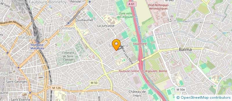 localisation de l'entreprise VT TRANSPORT à TOULOUSE
