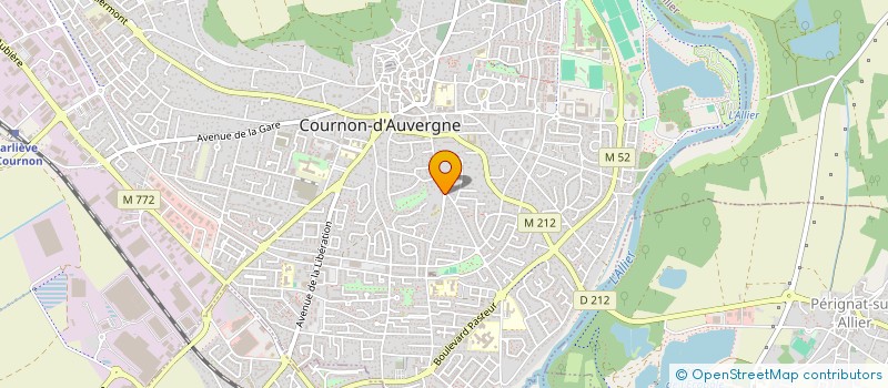 localisation de l'entreprise VT4U  COURNON-D'AUVERGNE