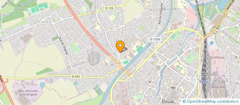 localisation de l'entreprise VTA à DOUAI