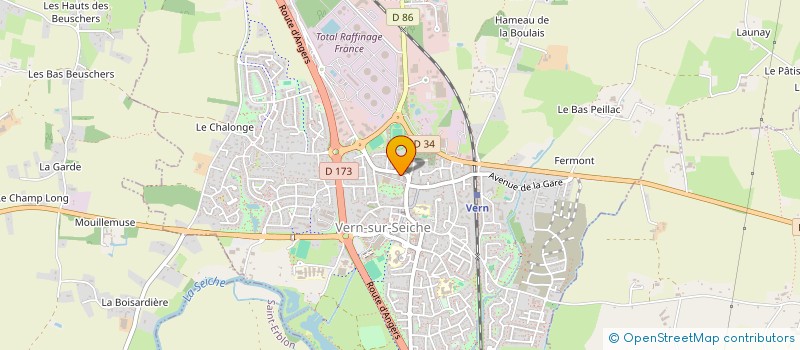 localisation de l'entreprise VTAIK à VERN-SUR-SEICHE