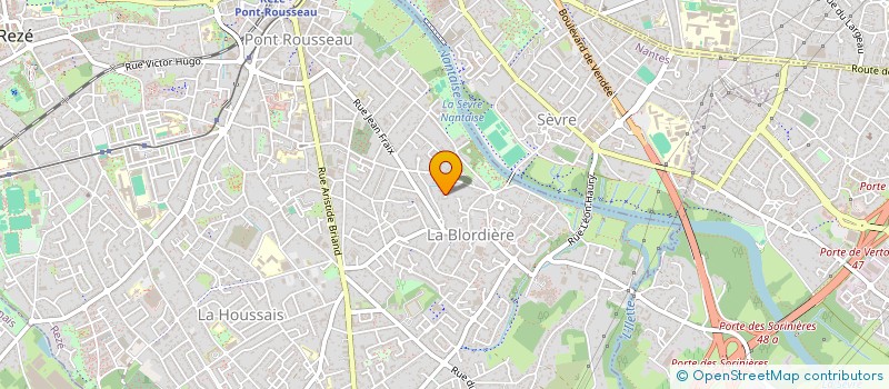 localisation de l'entreprise VTALENT à REZE