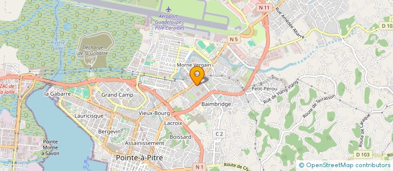 localisation de l'entreprise VTB  LES ABYMES