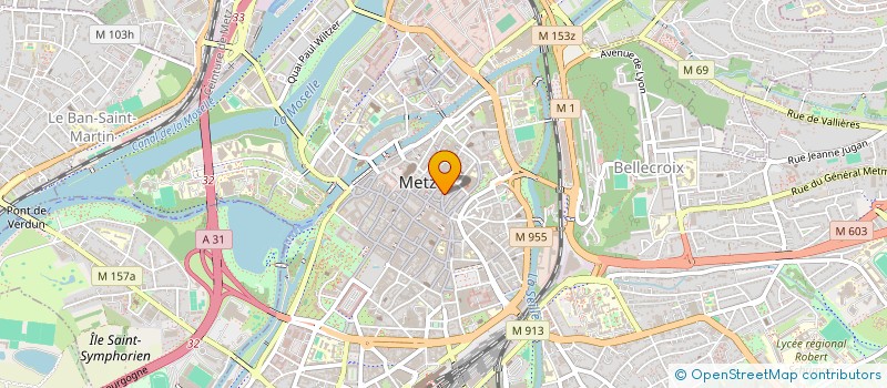 localisation de l'entreprise VTB à METZ