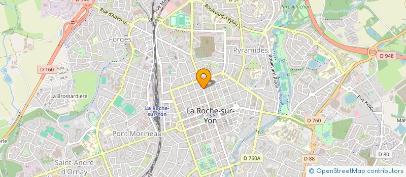 localisation de l'entreprise VTB-PRO à LA ROCHE-SUR-YON