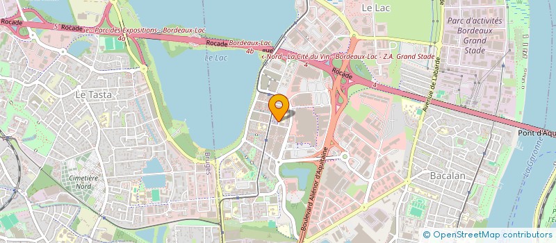 localisation de l'entreprise VTC 22  BORDEAUX