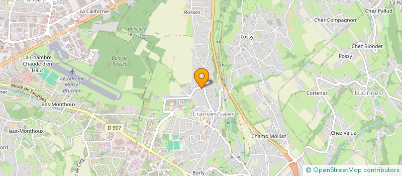 localisation de l'entreprise VTC  CRANVES-SALES