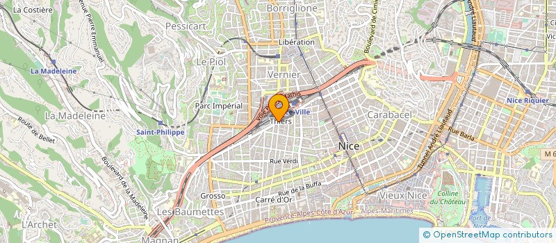 localisation de l'entreprise VTC à NICE