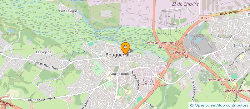 localisation de l'entreprise VTC 44  BOUGUENAIS