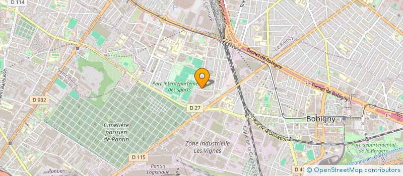 localisation de l'entreprise VTC+ à DRANCY