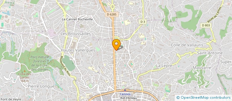 localisation de l'entreprise VTC  CANNES