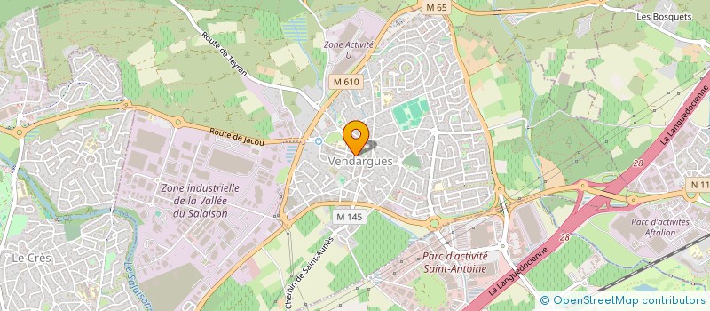 localisation de l'entreprise VTC à VENDARGUES