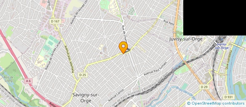 localisation de l'entreprise VTC A PARIS à SAVIGNY-SUR-ORGE