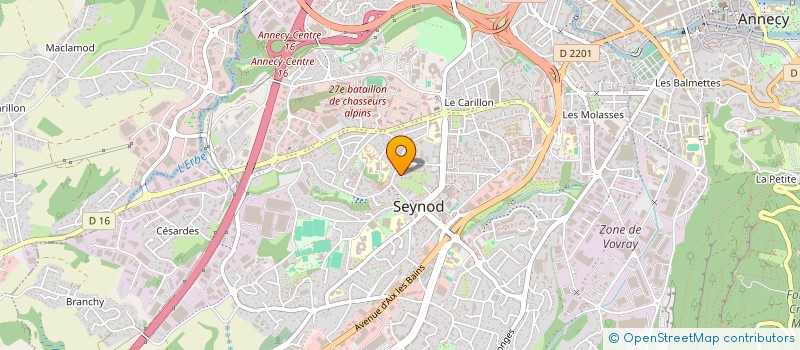 localisation de l'entreprise VTC ANNECY MONT BLANC  ANNECY